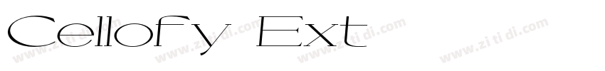 Cellofy Ext字体转换